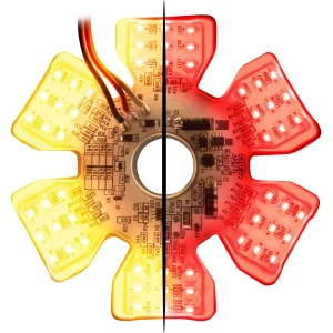 Ultra Thin Hex Air Cleaner LED Light Dual Colors