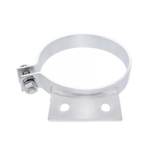 6" Chrome Exhaust Clamp For Peterbilt