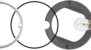 Flush Mount Marker Light Kit without Glass Lens 1157