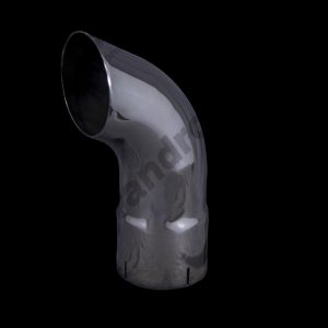 Stack CURVED,4"X12 ID Chrome