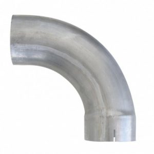Aluminized 90 Degree Exhaust Expanded Elbow, 5" I.D. To 5" O.D. - 12" X 12"