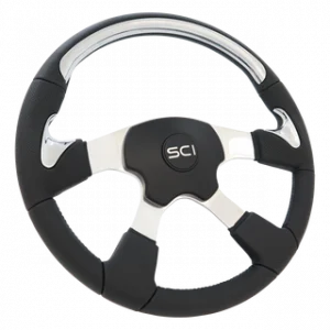 18" Traveler Chrome Steering Wheel