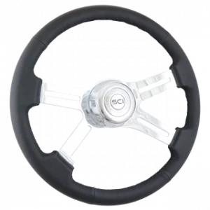 18" Classic Leather Steering Wheel