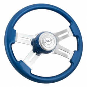 16" Classic Blue Steering Wheel