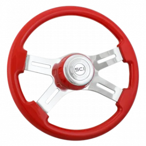 16" Classic Viper Red Steering Wheel