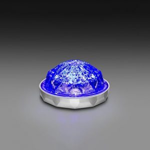 Jewel Low Profile Watermelon Switch Light Blue LEDs and White LEDs