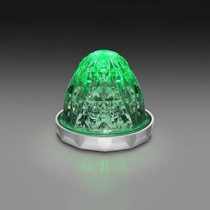 Jewel Watermelon Switch Light Green LEDs and White LEDs