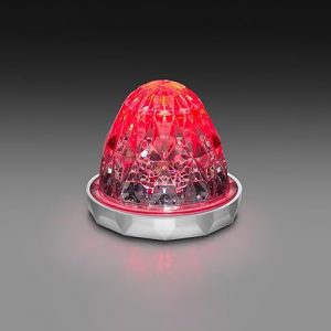 Jewel Watermelon Light Clear Lens and Red LEDs