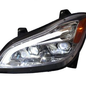 KENWORTH T680 2022+ LED HEADLIGHT W/ SEQUENTIAL TURN SIGNAL CHROME (DRIVER)