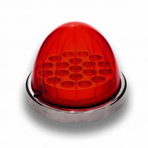 Red or Red/Clear, Clearance & Marker Watermelon LED Light – 19 Diodes