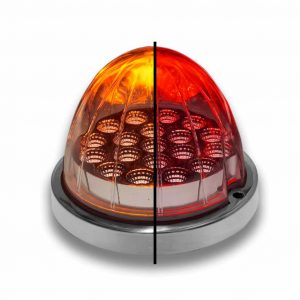 Amber Clearance & Marker to Red Auxiliary Watermelon LED Light – 19 Diodes