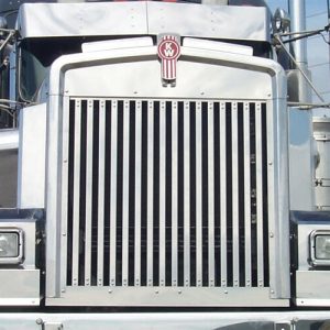 Replacement Grille Insert with 16 Vertical Bars Kenworth W900L