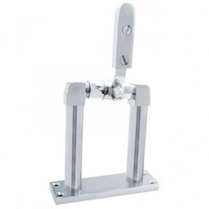 4" Chrome Air Horn Valve Lever With Stand Set