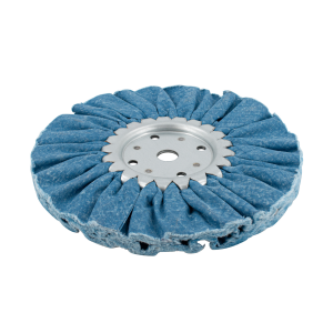 Blue Treated Airway Buff - 5/8" & 1/2" Arbor