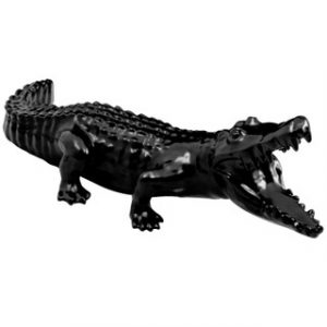 Black Wild Alligator Hood Ornament