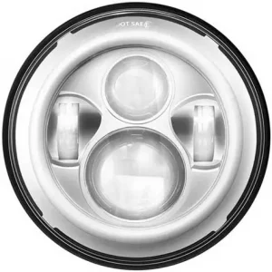 7" ROUND PROJECTOR LED HEADLIGHT - CHROME