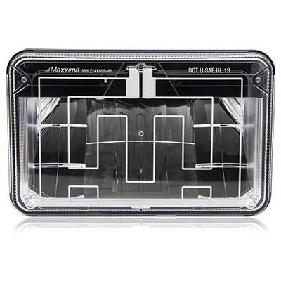 4X6 LED Head Lamp HIGH BEAM with MaxxHeat Heated Lens