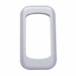 Chrome Plastic Rocker Switch Bezel
