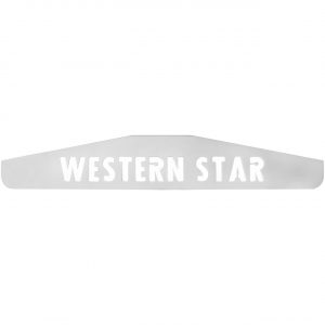 Bottom Mud Flap Plate with Script