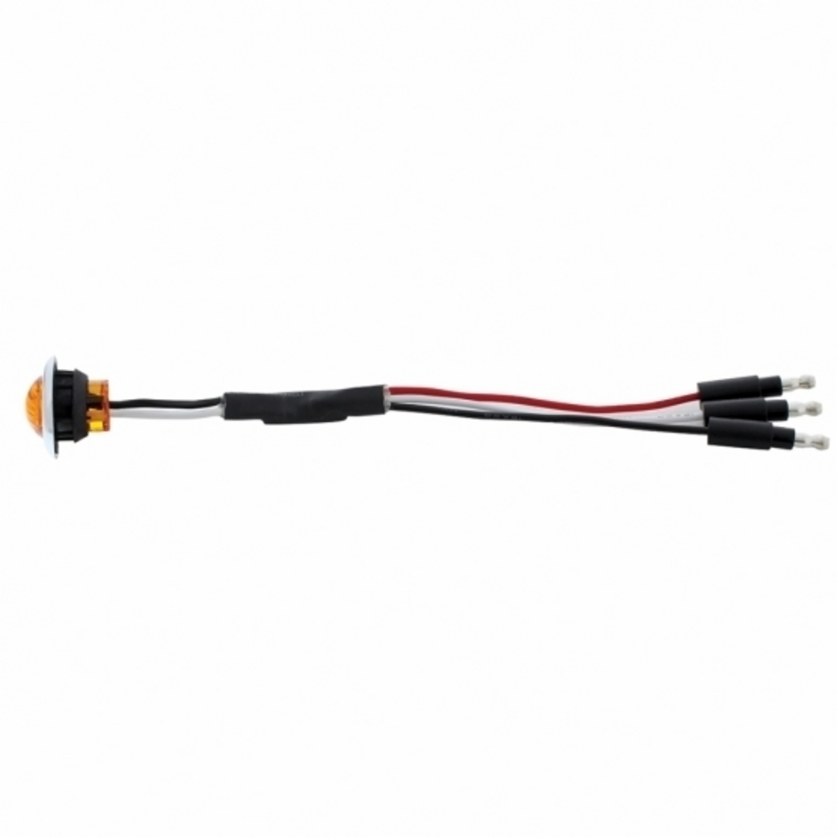 3 LED Dual Function 3/4" Mini Light With Bezel (Clearance/Marker) - Amber LED/Amber Lens - Image 2