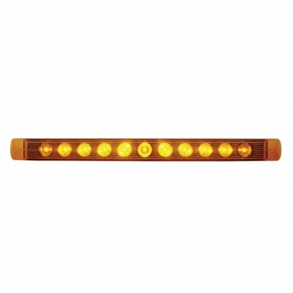 11 LED 17" Turn Signal Light Bar Only Amber Clear