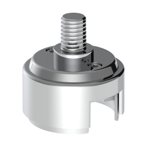 1/2"-13 Thread-On Shift Knob Mounting Adapter For Eaton Fuller Style 13/15/18 Shifter - Chrome