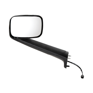 Chrome Hood Mirror With Heated Lens For 2018-2026 Freightliner Cascadia - Driver Side