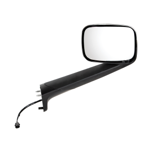 Chrome Hood Mirror With Heated Lens For 2018-2026 Freightliner Cascadia - Passenger Side