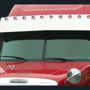 2 PC. 18" DROP VISOR W/10-2" LIGHT HOLES
