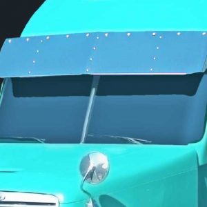 2 PC. 18" DROP VISOR W/10-3/4" LIGHT HOLES