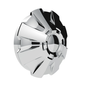 Rubicon Front Axle Cover Kit With 33mm Thread-On Nut Covers