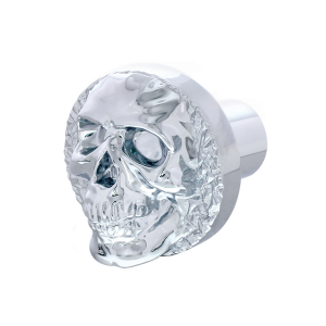 Thread-On Skull Shift Knob - Chrome