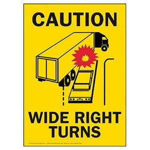 Wide Right Turns Decal