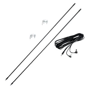 4ft Dual Antenna Kit Black